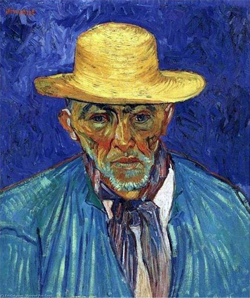 Ritratto di pastore dalla Provenza Solitario Escalier   Vincent Van Gogh