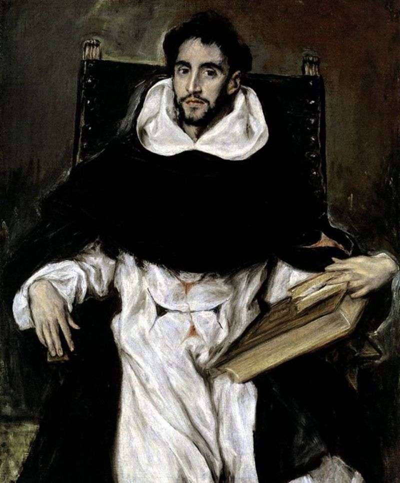 Ritratto del monaco Ortencio Paravisino   El Greco