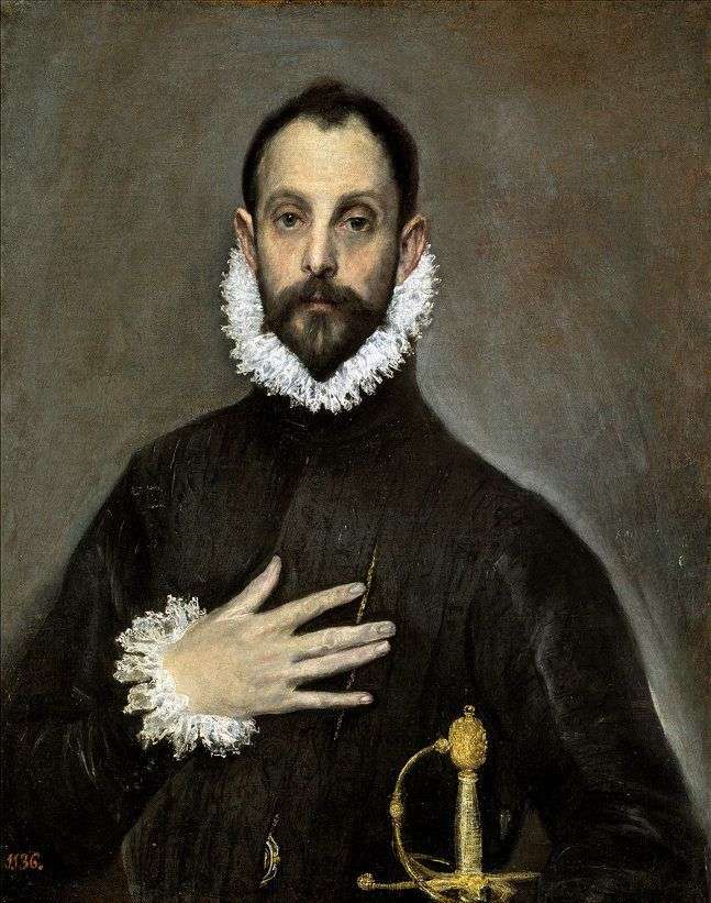 Ritratto di un nobile anziano   El Greco
