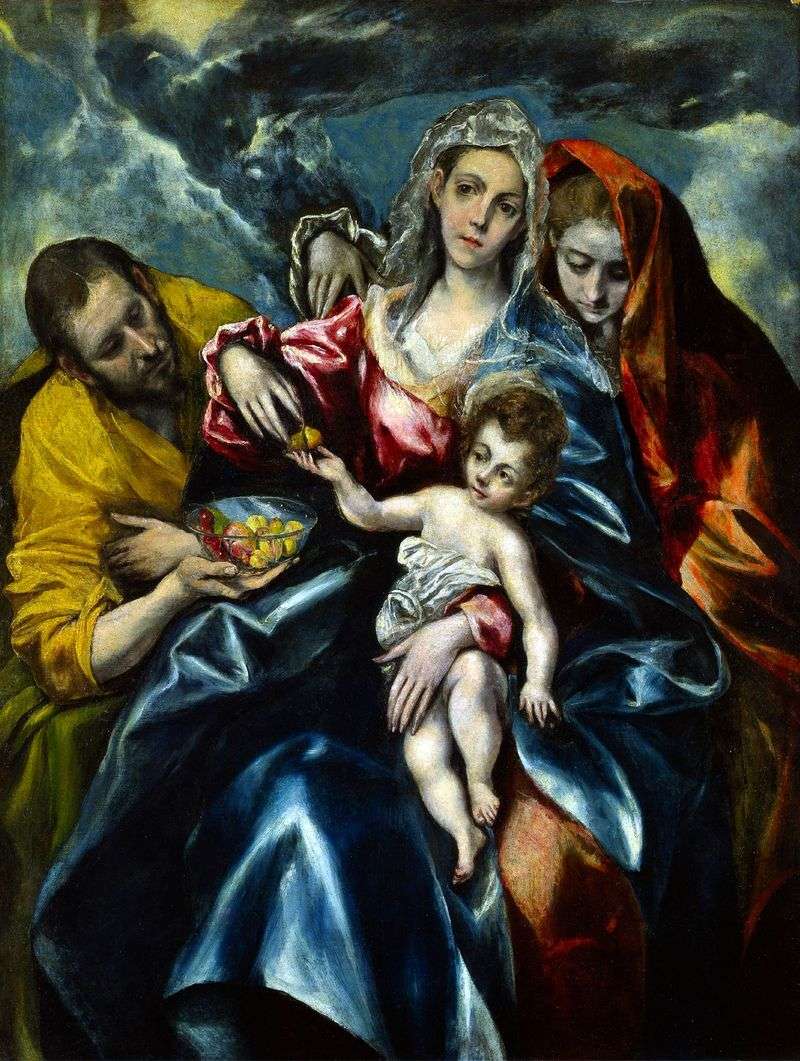 Sacra Famiglia con Maria Maddalena   El Greco