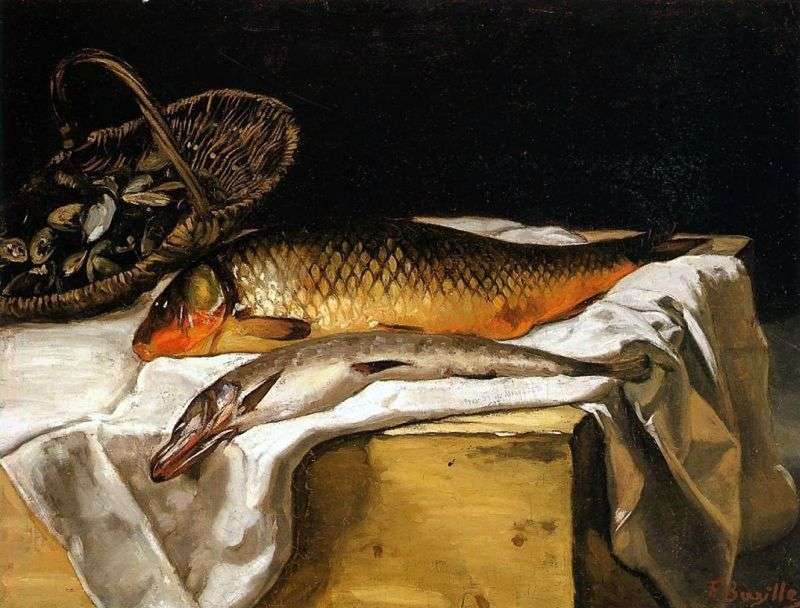 Natura morta con pesce   Frederick Basile
