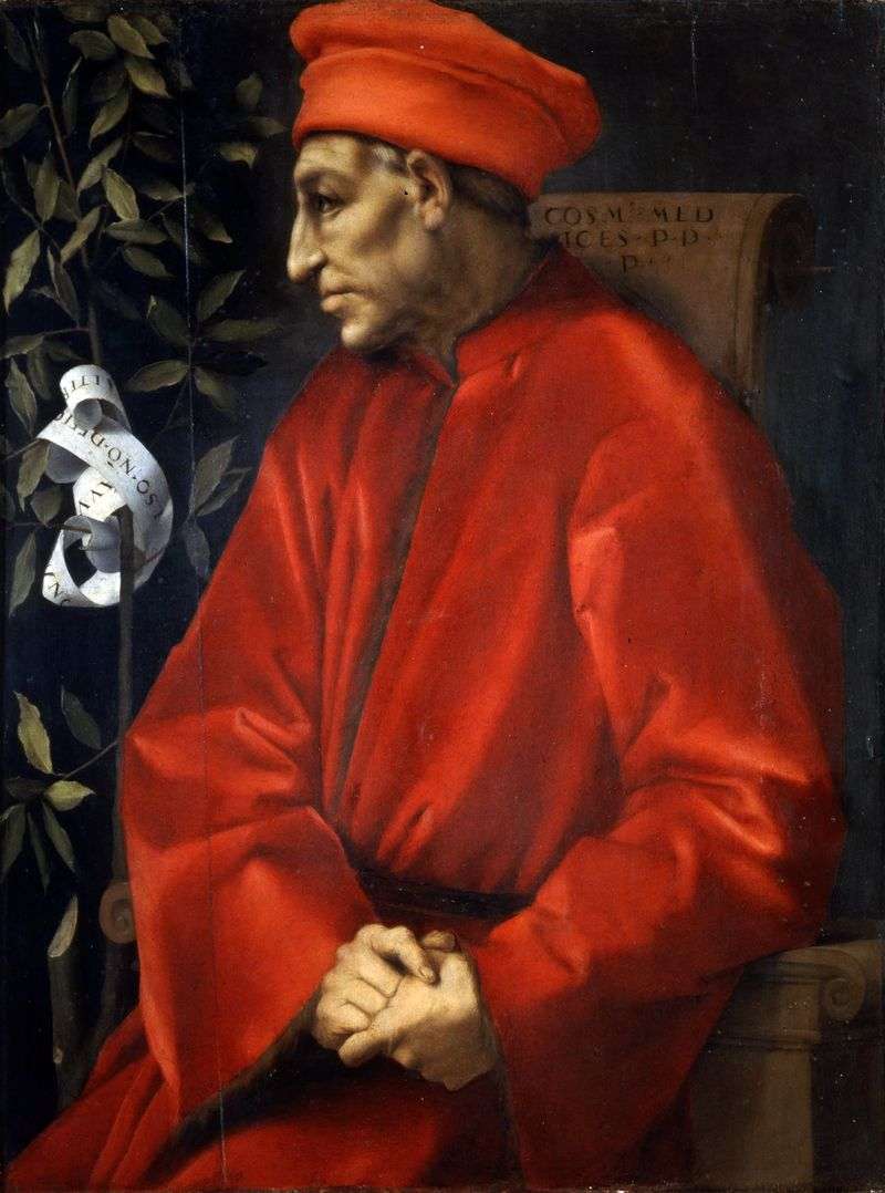 Ritratto di Cosimo Senior Medici   Jacopo Pontormo