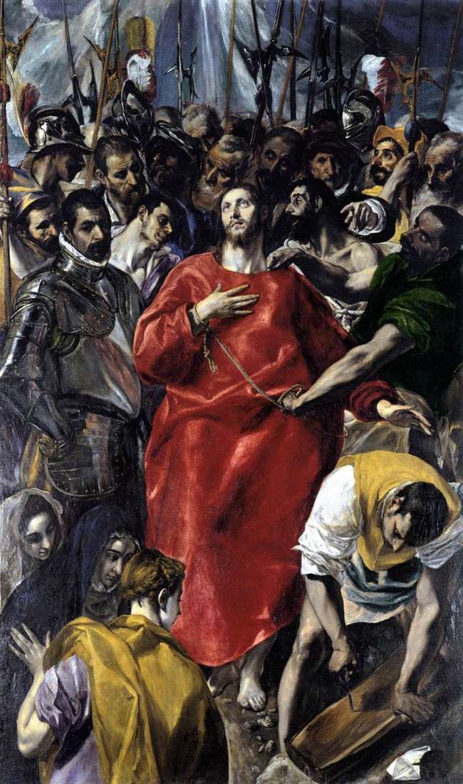 Rimozione di abiti da Cristo (Espolio)   El Greco