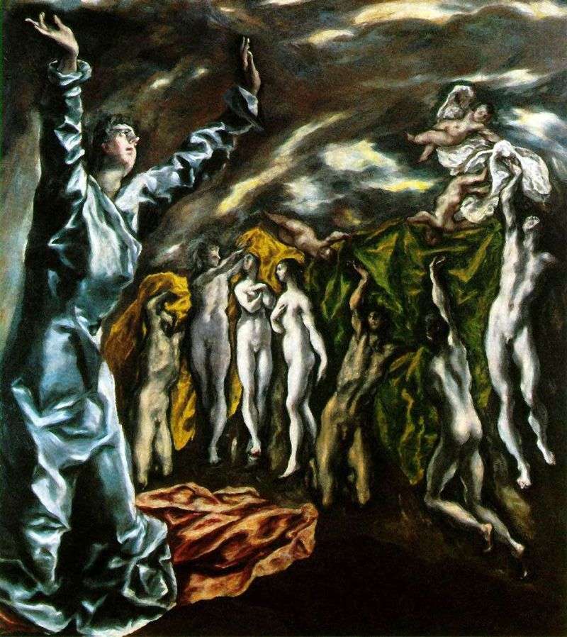 Rimozione del quinto sigillo   El Greco