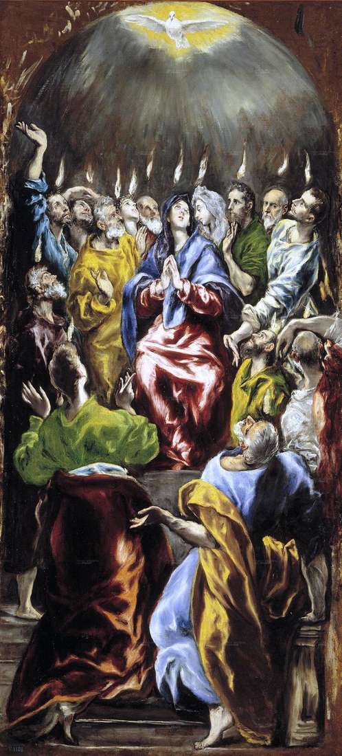 La discesa dello Spirito Santo   El Greco