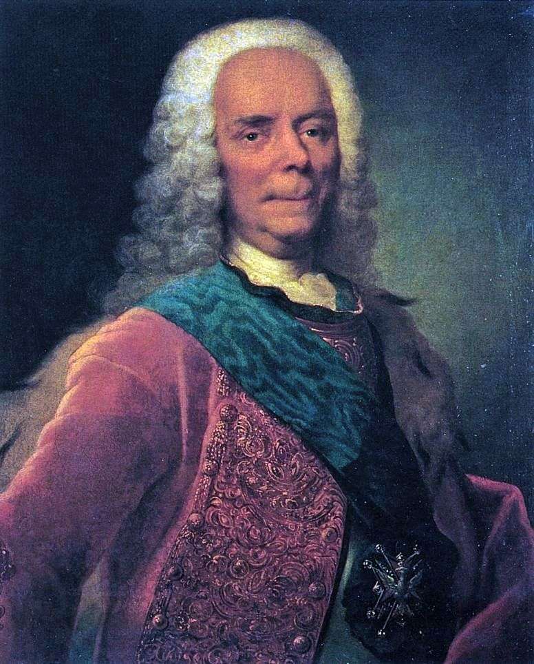 Ritratto del principe V. V. Dolgorukov   Georg Christopher Groot