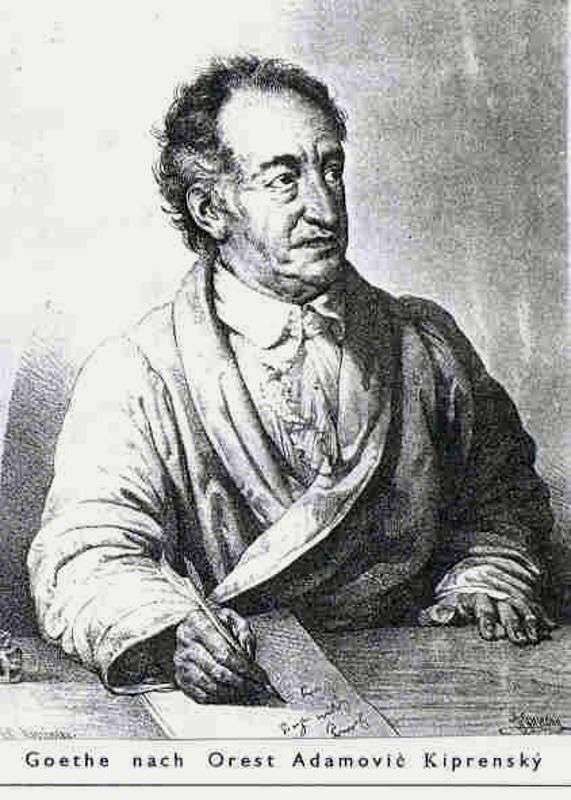 Ritratto di Goethe   Orest Kiprensky