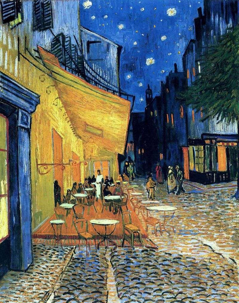 Terrace Cafe su Forum Square ad Arles di notte   Vincent Van Gogh