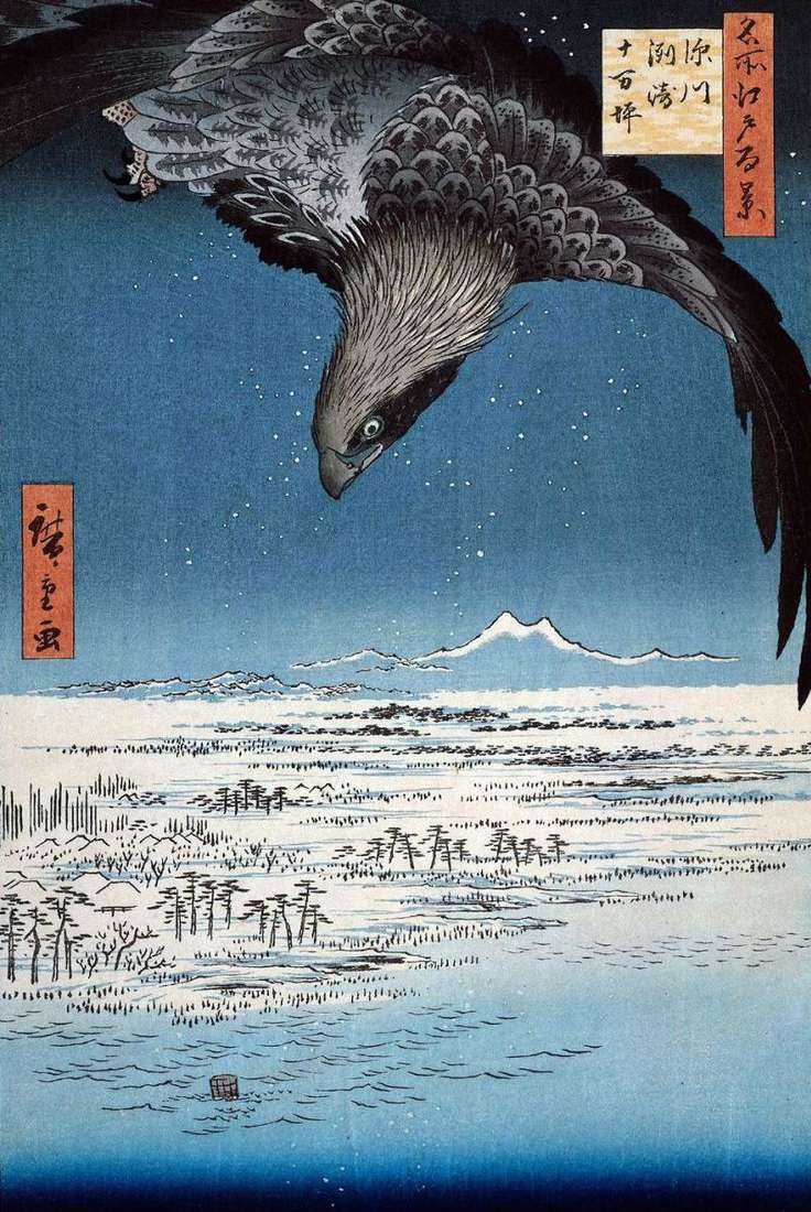 Zona di Susaki e Jumantsubo a Fukagawa   Utagawa Hiroshige