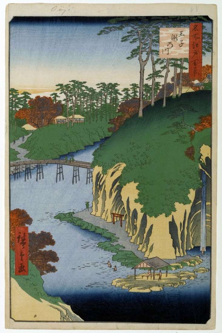 Territorio di Takinawa a Oji   Utagawa Hiroshige