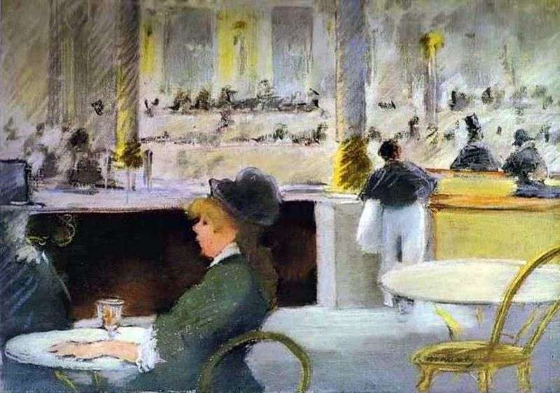Interno del caffè   Edouard Manet