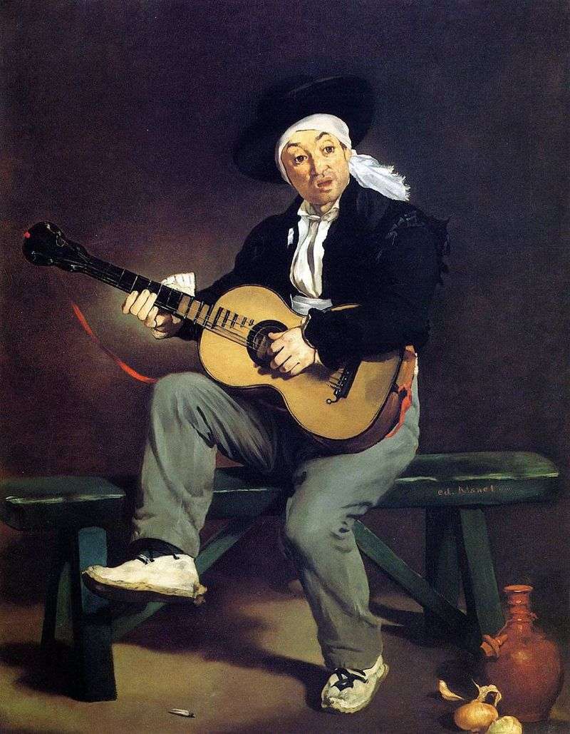 Chitarrista spagnolo   Edouard Manet