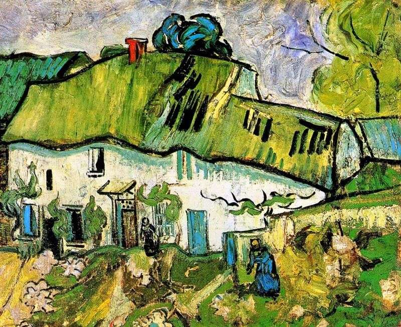 Fattoria con due figure   Vincent Van Gogh