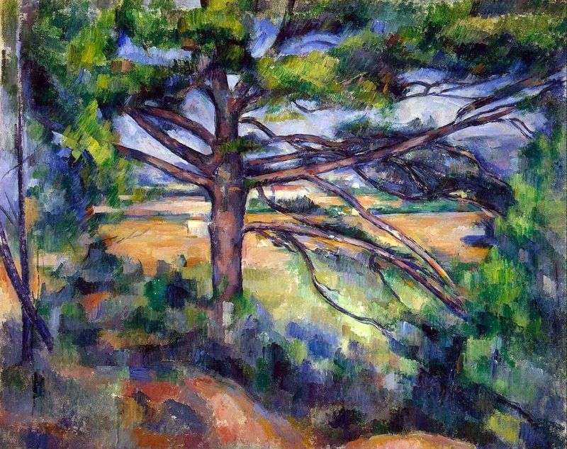 Un grande pino vicino ad Aix   Paul Cezanne