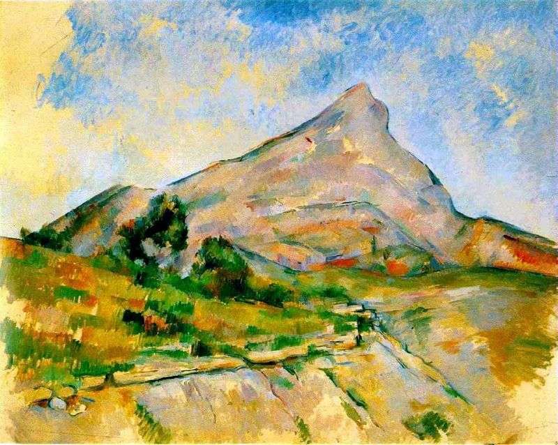 Monte Saint Victoire (Monte Saint Victoria)   Paul Cezanne