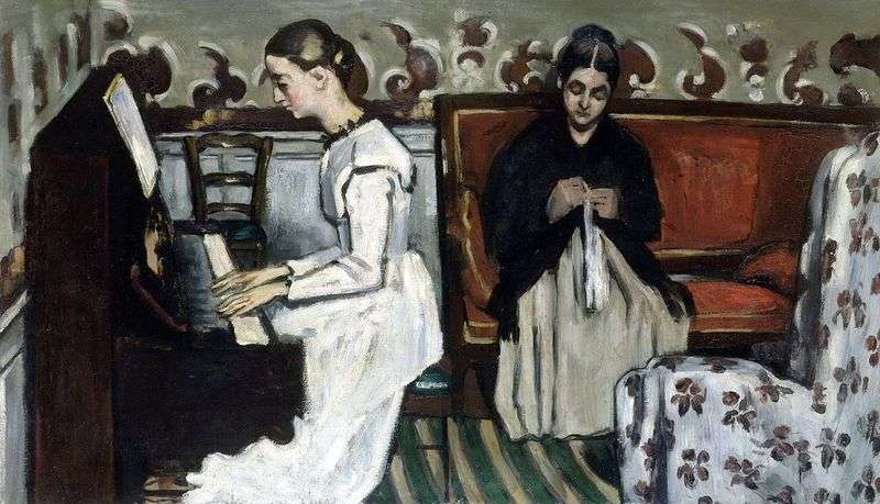 The Girl at the Piano (Overture to the Tannhäuser)   Paul Cezanne