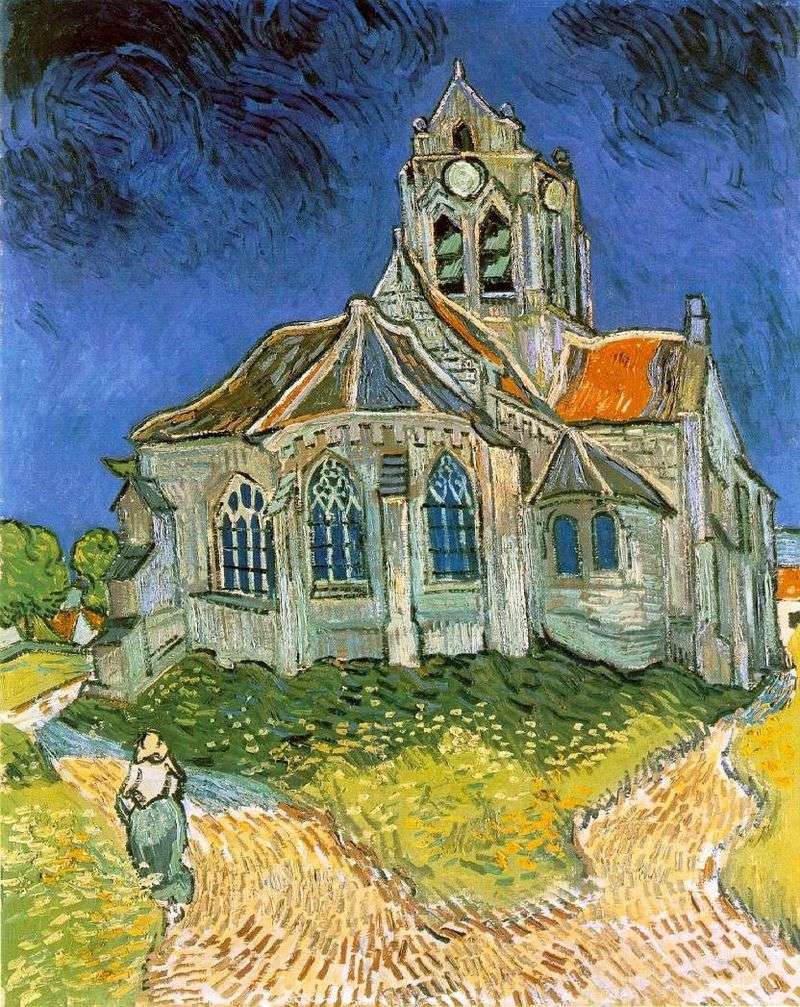 Chiesa di Auvers   Vincent Van Gogh