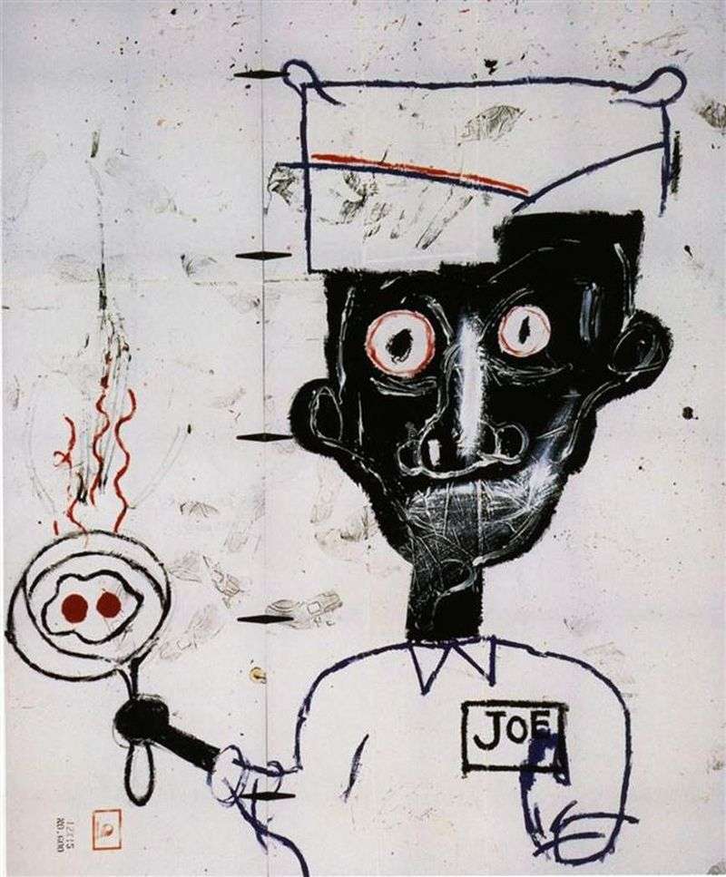 Occhi e uova   Jean Michel Basquiat