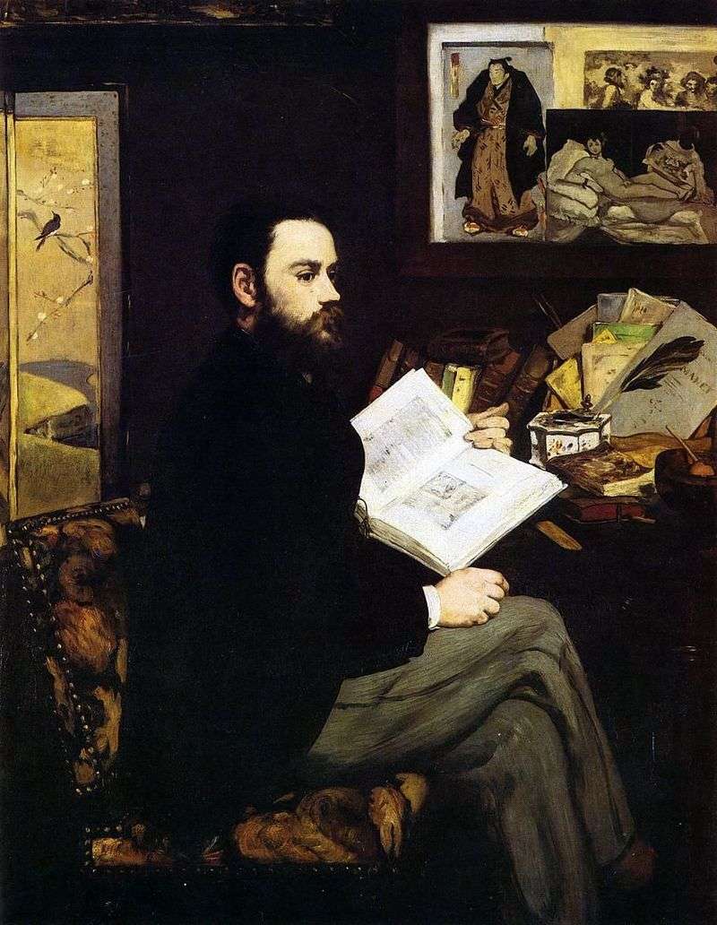 Ritratto di Emile Zola   Edouard Manet