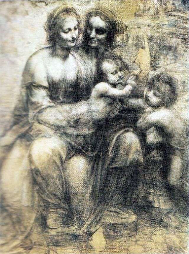 Madonna col Bambino, Anna e Giovanni   Leonardo da Vinci