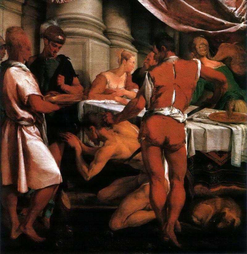 Lesecuzione di Giovanni Battista   Jacopo Bassano