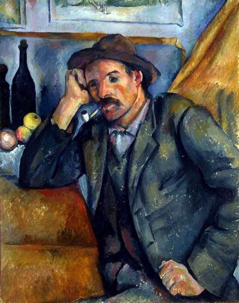 Fumatore di pipa   Paul Cezanne