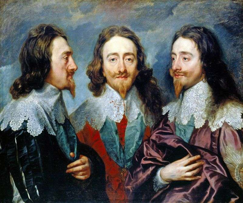 Carlo I in tre angoli: Anthony Van Dyck