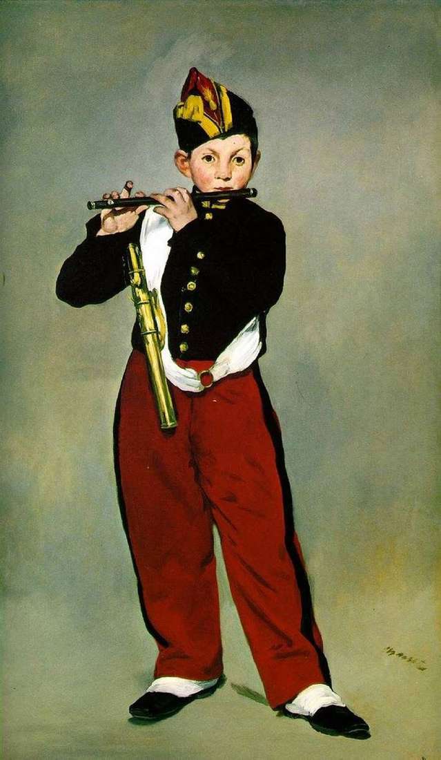 Flautista   Edouard Manet