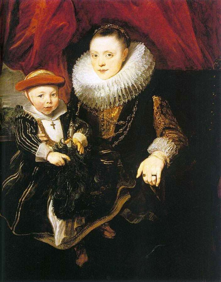 Giovane donna con un bambino   Anthony Van Dyck