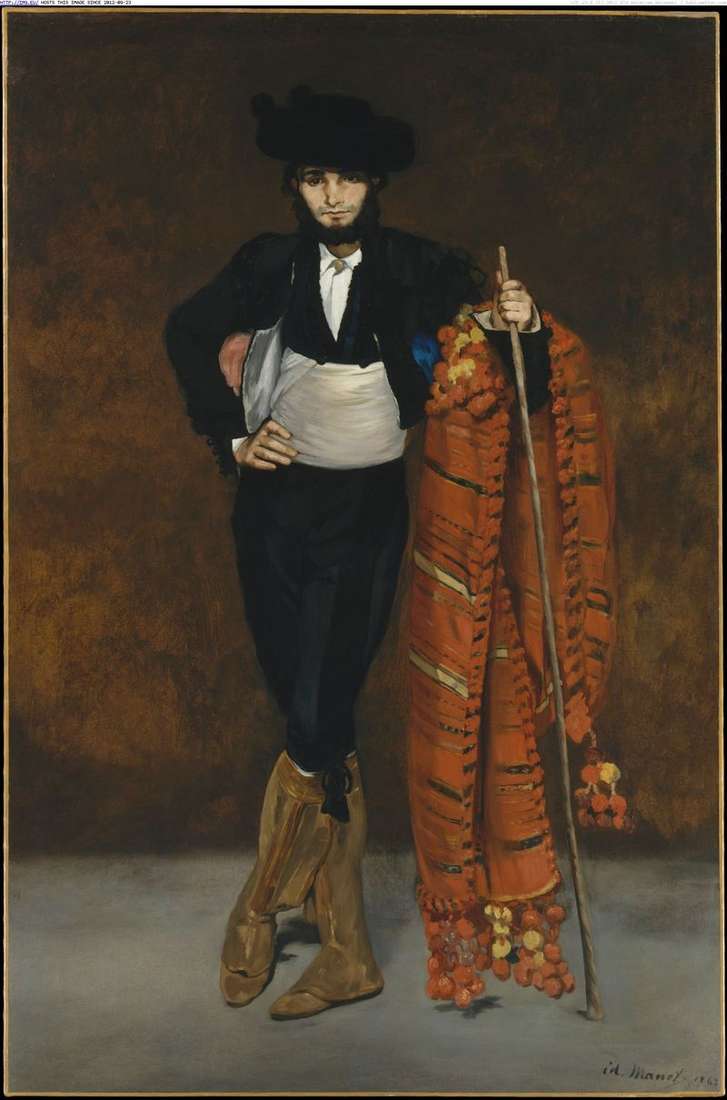 Il giovane in abito macho   Edouard Manet