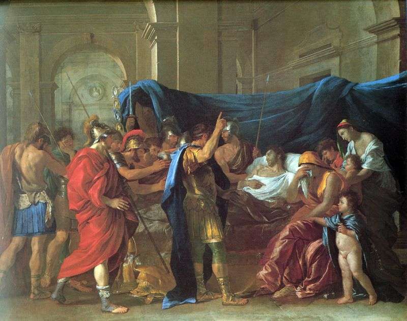 Morte di Germanico   Nicolas Poussin