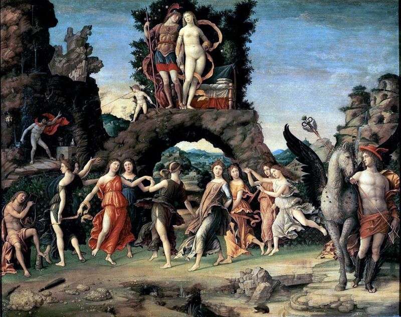 Marte e Venere, o Parnaso   Andrea Mantegna