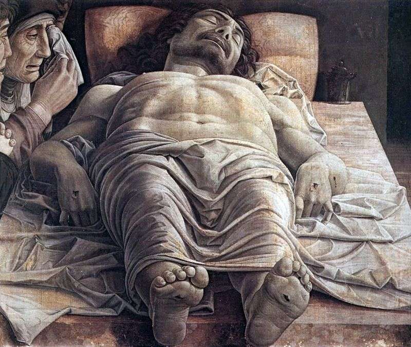 Lamenting the Dead Christ   Andrea Mantegna