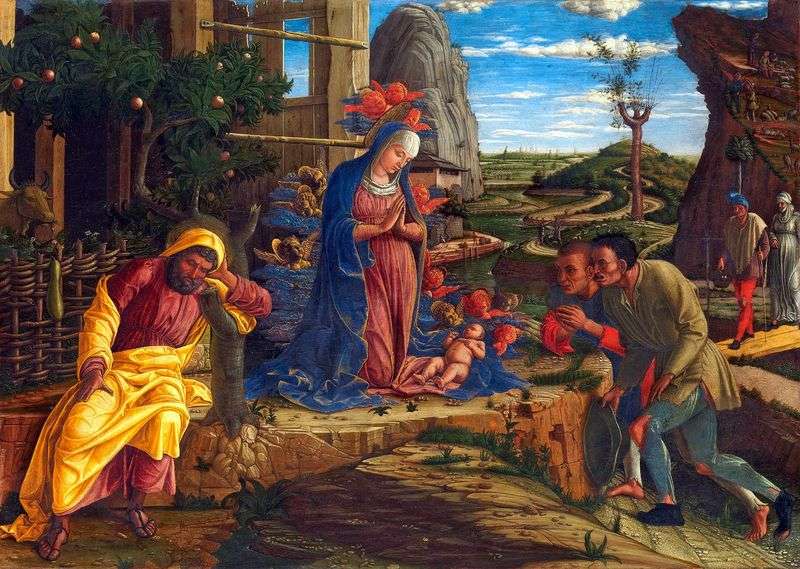 Adorazione dei pastori   Andrea Mantegna