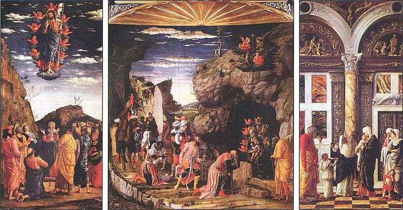 Trittico con lAdorazione dei Magi   Andrea Mantegna