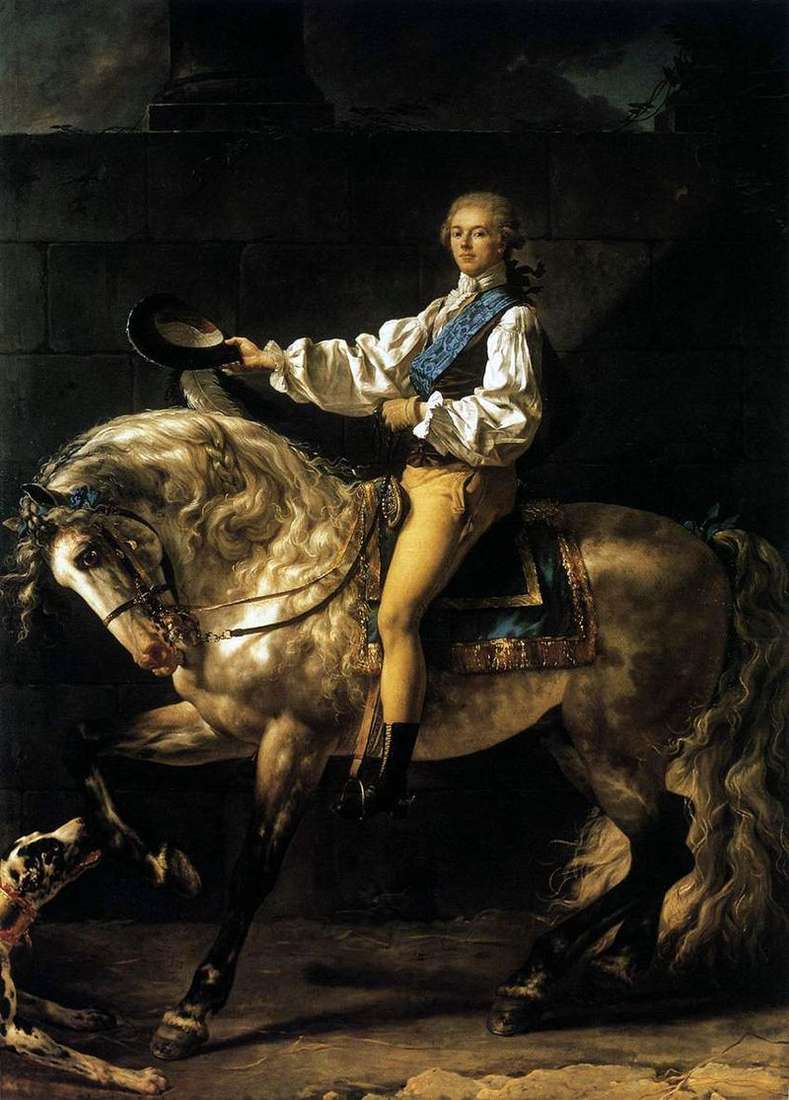 Prince Potocki   Jacques Louis David