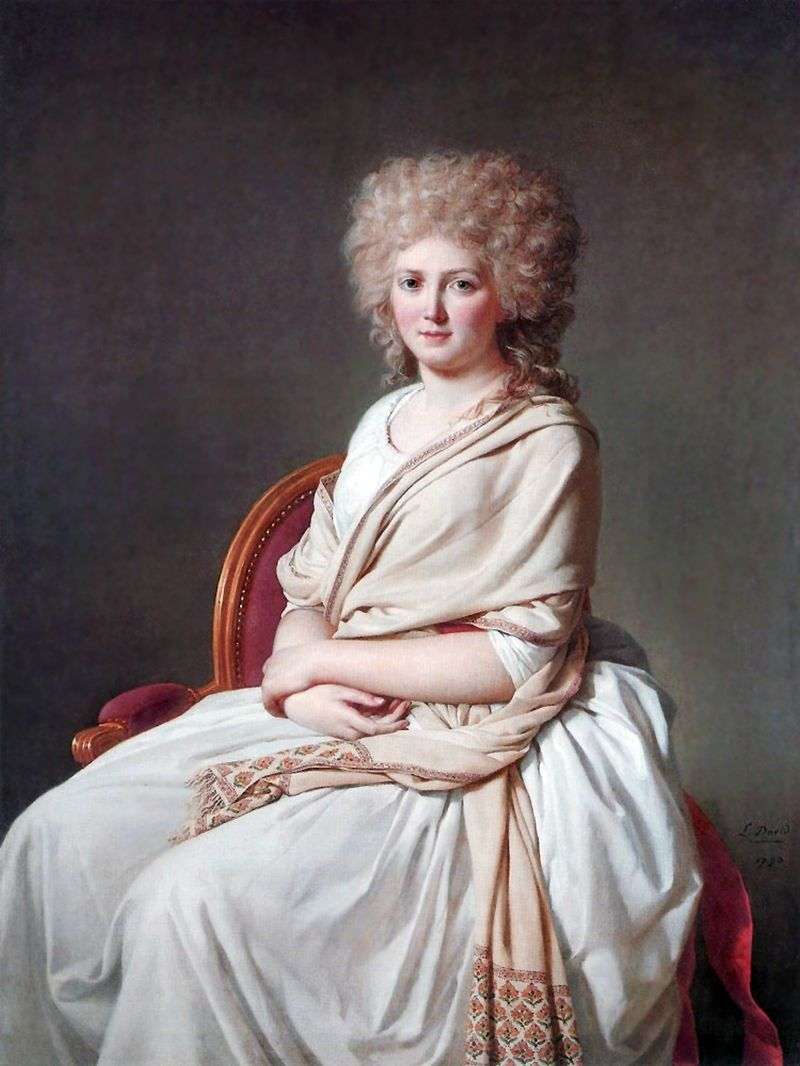 Contessa de Sorsey Anna Marie Felyuyen   Jacques Louis David