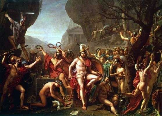 Leonid alle Termopili   Jacques Louis David