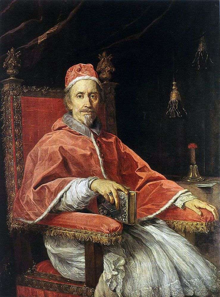 Ritratto di Papa Clemente IX   Carlo Maratta