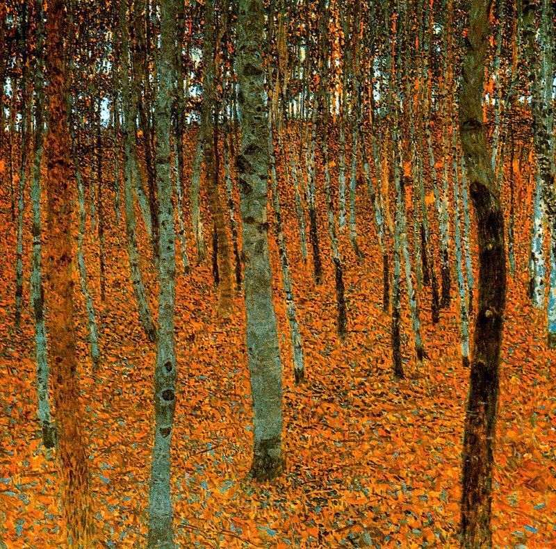 Foresta di betulle   Gustav Klimt