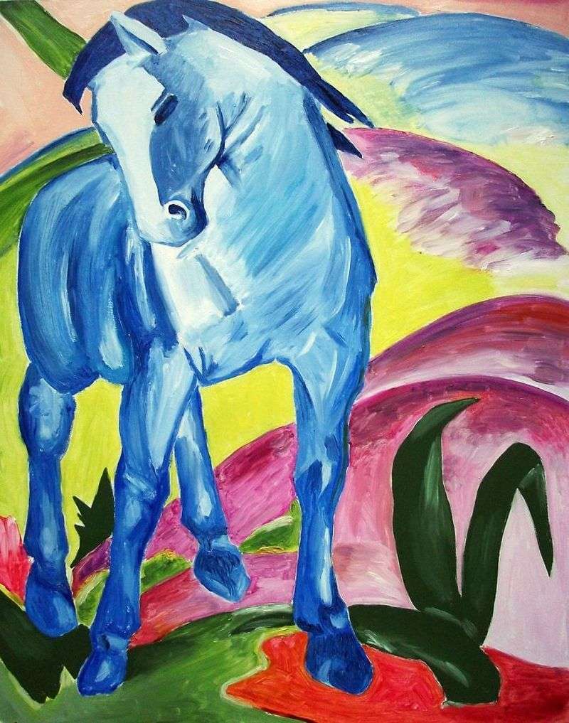 Cavallo blu   Franz Marc