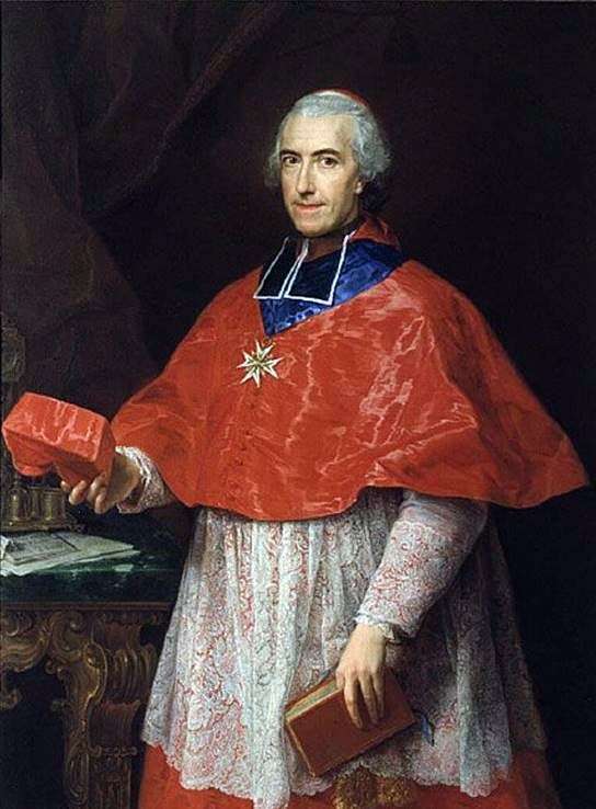 Ritratto del cardinale Jean Francois de Rozheshuar   Pompeo Batoni