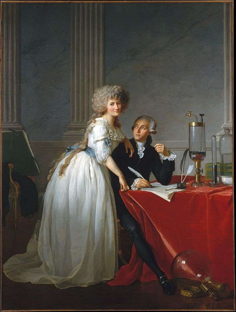 Ritratto di Lavoisier e sua moglie Marie Anne   Jacques Louis David
