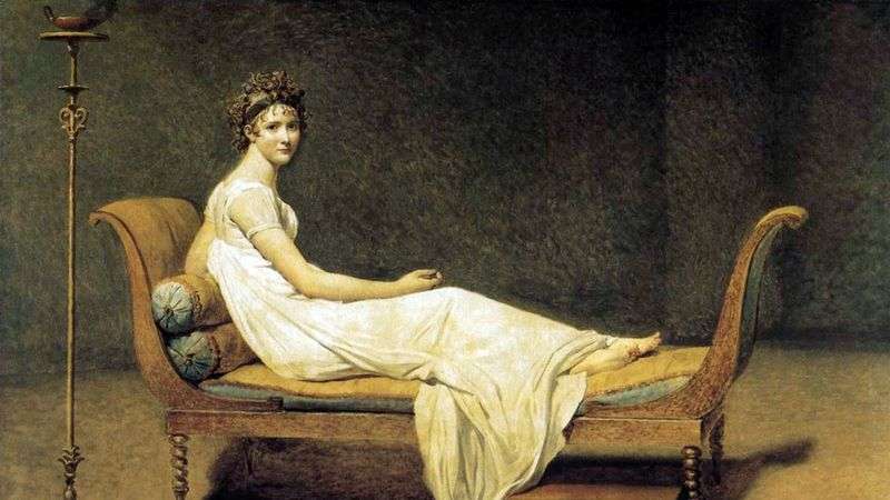 Ritratto di Madame Recamier   Jacques Louis David
