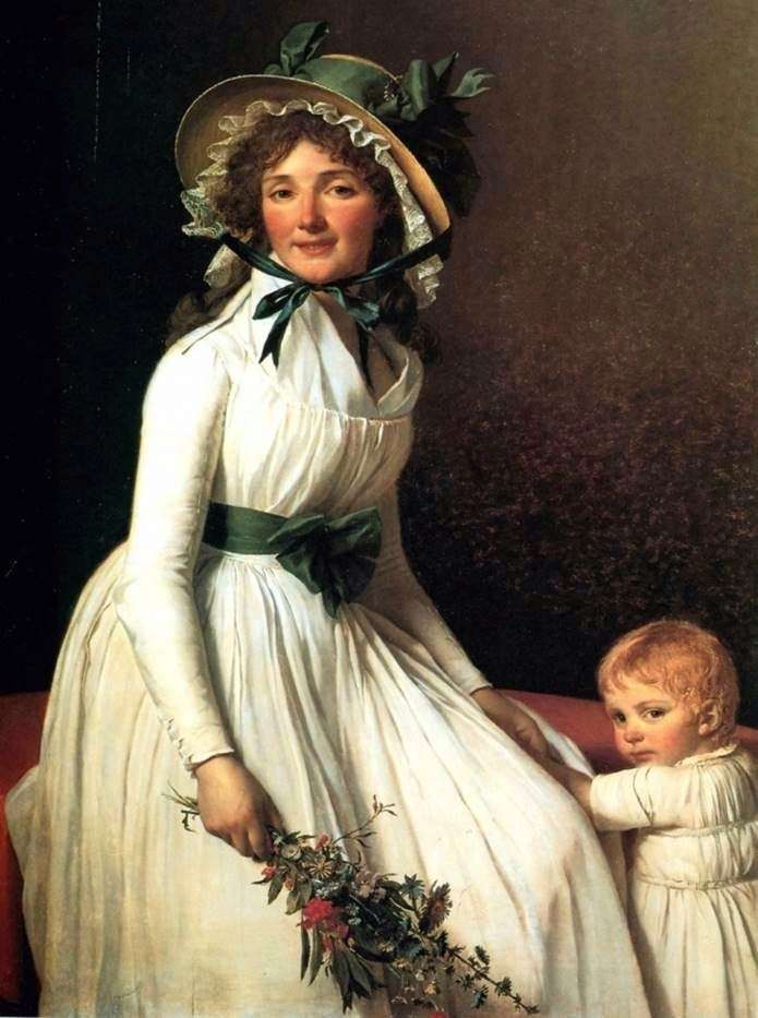 Ritratto di Madame Emilia Serisia   Jacques Louis David