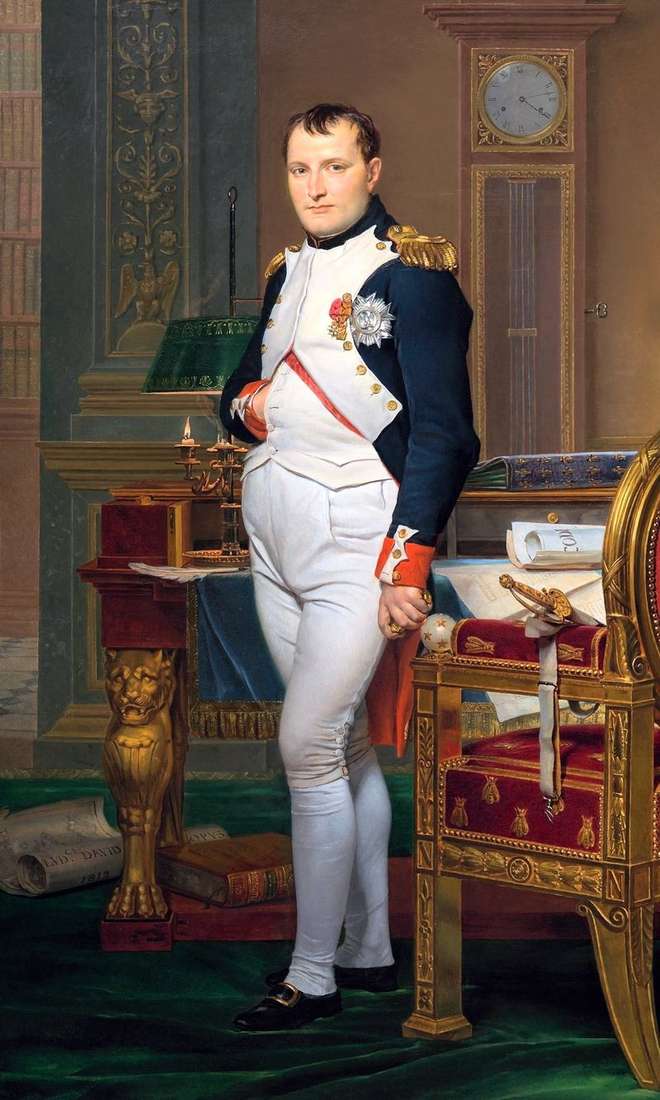 Ritratto di Napoleone nellufficio imperiale   Jacques Louis David
