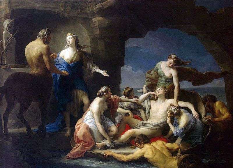 Chirone restituisce Achille a sua madre Thetis   Pompeo Batoni