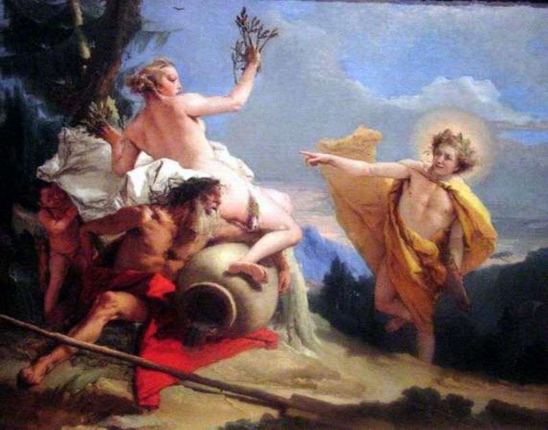 Apollo   Chasing Daphne   Giovanni Battista Tiepolo