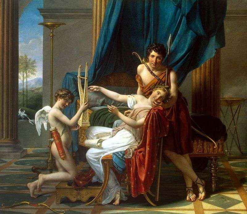 Saffo e Phaon   Jacques Louis David