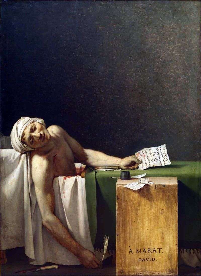 Morte di Marat   Jacques Louis David